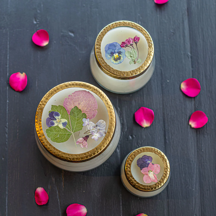 Accent Botanical Candle - Blushing Rosewood