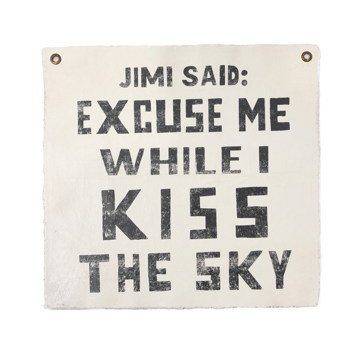 Jimi Said 25"x25" Hand Painted Wall Print