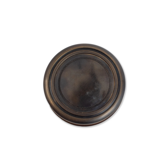 And So The Adventure Begins Compass with Leather Pouch