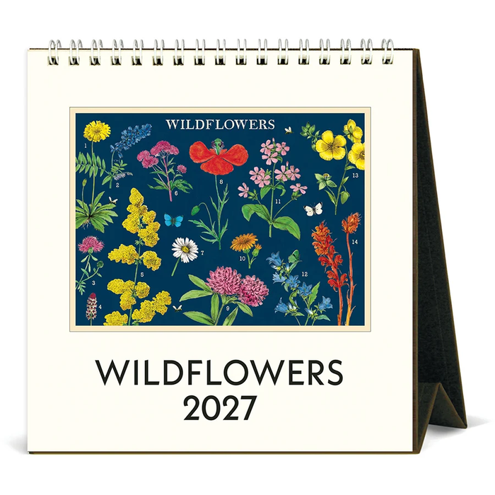 wildflowers desk calendar 