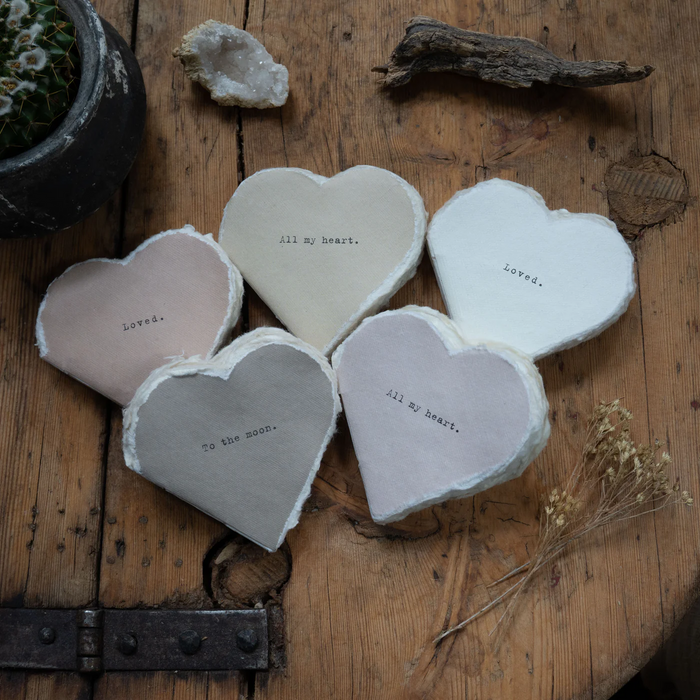 Decked Edge Little Heart Book