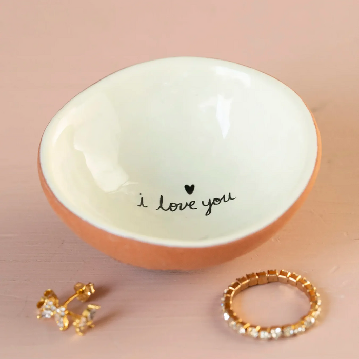 Tiny Trinket Dish- I Love You