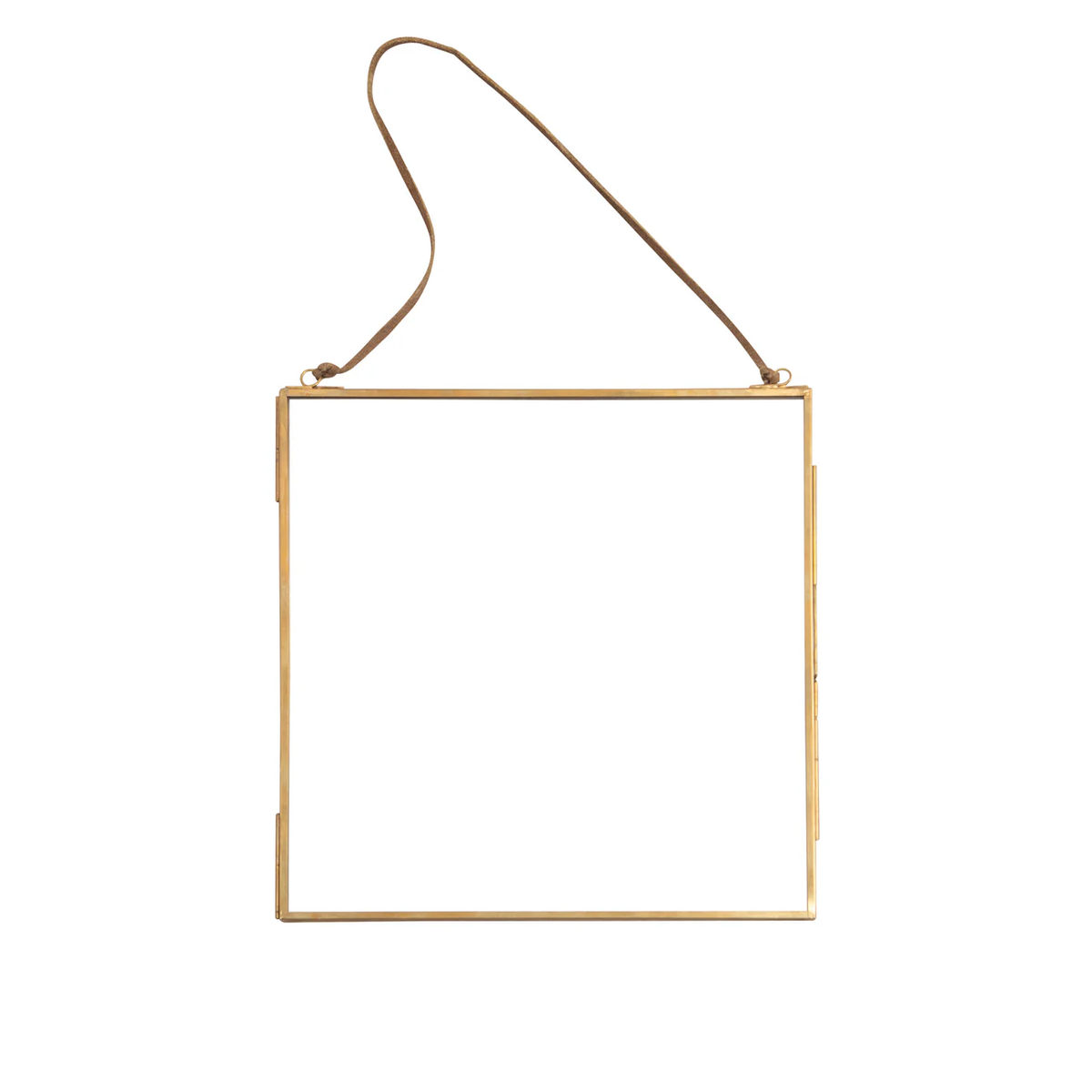 Glass & Brass Hanging Picture Frame – Pulp & Circumstance