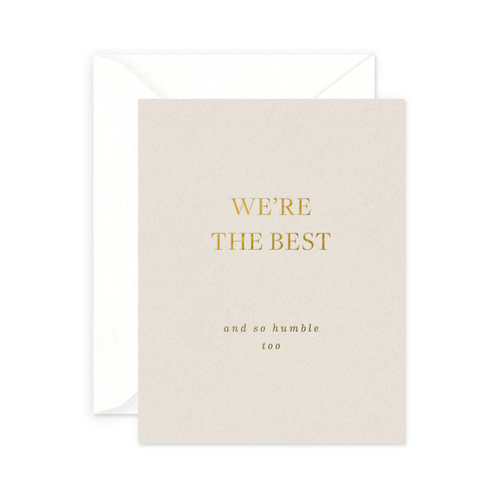 We're The Best Card