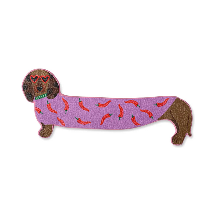 Hijinx Sausage Dog Leatherette Bookmark