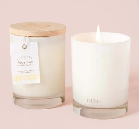 Honey Chai Candle With Wood Lid