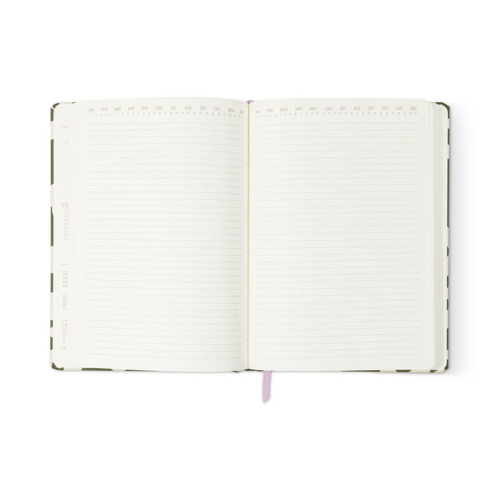 Pink Vintage Floral Soft Touch Jumbo Journal
