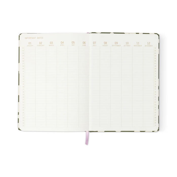 Pink Vintage Floral Soft Touch Jumbo Journal