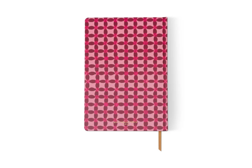 Pinwheel Pink Tulip Jumbo Journal