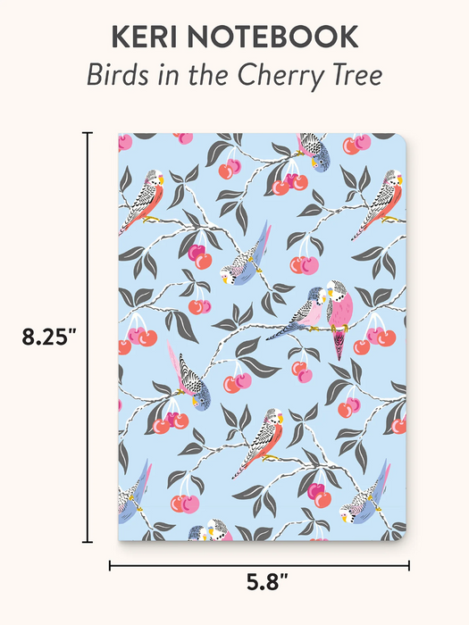 Birds In The Cherry Tree Notebook