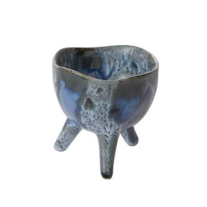 Azul Ceramic Footed Bowl