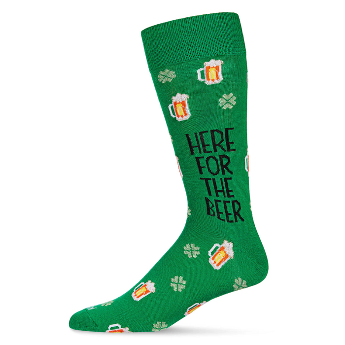 Here For The Beer- Men's Crew Socks