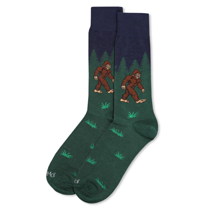 Bigfoot Is Real - Bamboo Men's Crew Socks