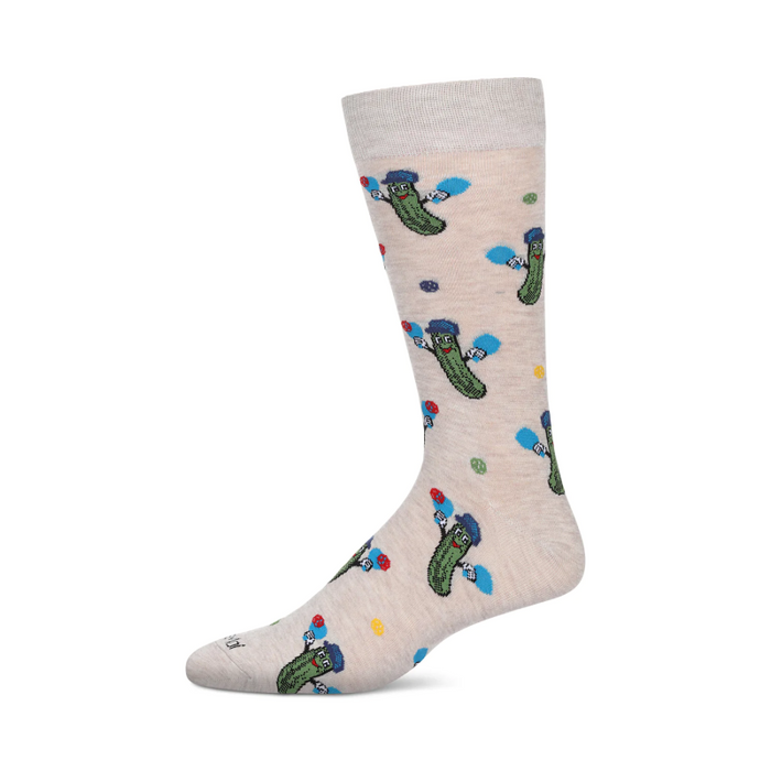 PickleBall -Bamboo Men's Crew Socks