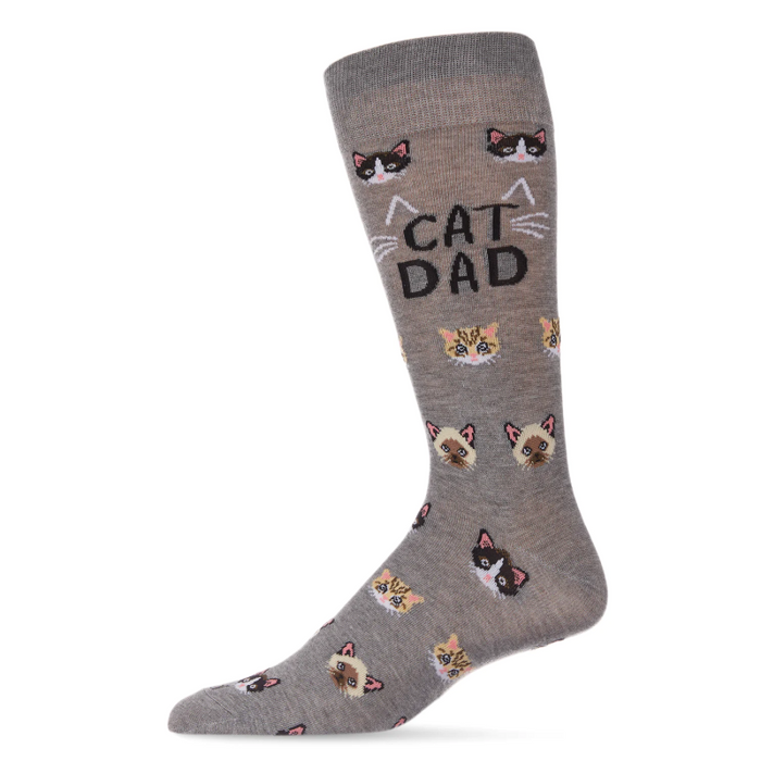 Cat Dad- Bamboo Men's Crew