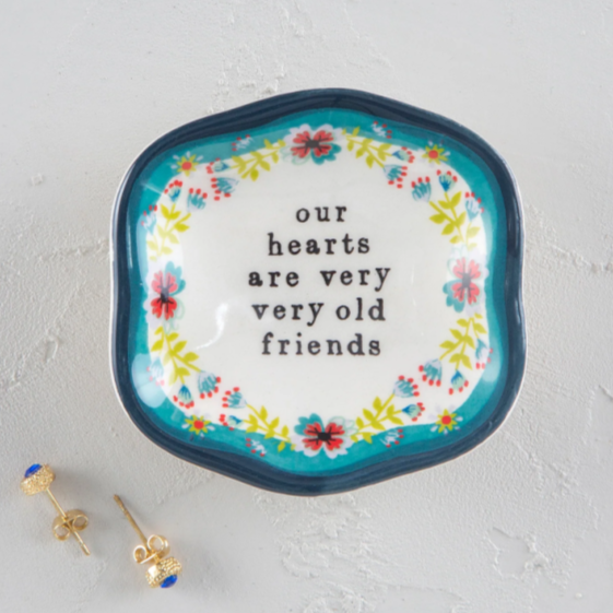 Artisan Trinket Dish - Old Friends