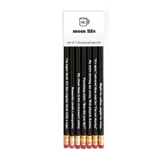 Mom Life Pencil Set