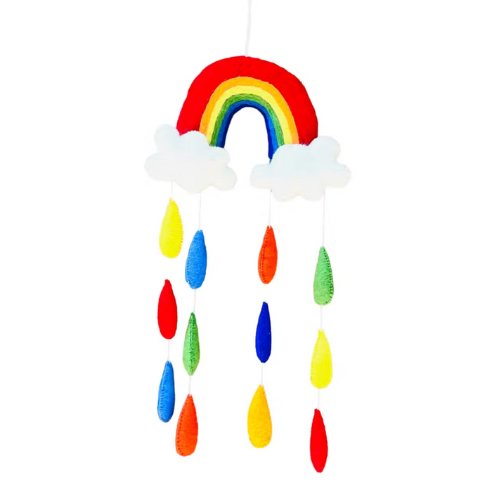 Felt Rainbow Hanging Mobile