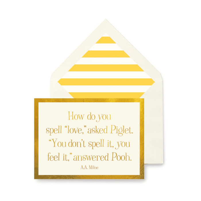 How Do You Spell Love Card