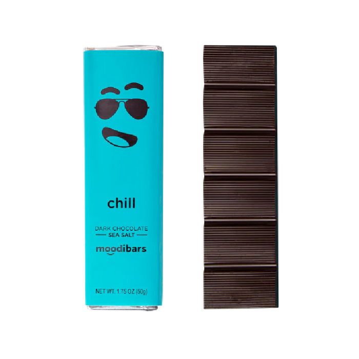 Moodibars® Chill  - Dark Chocolate Sea Salt Bar