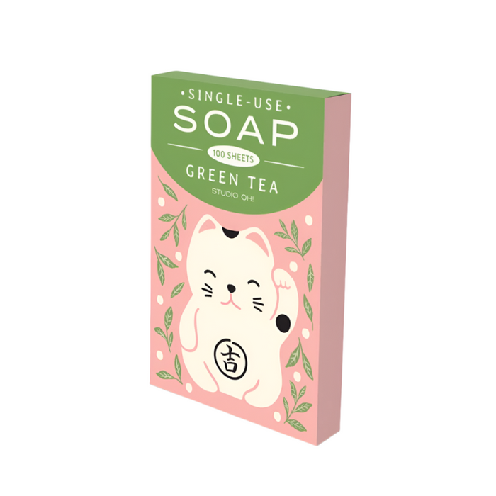 Lucky Cat Single-Use Soap Sheets