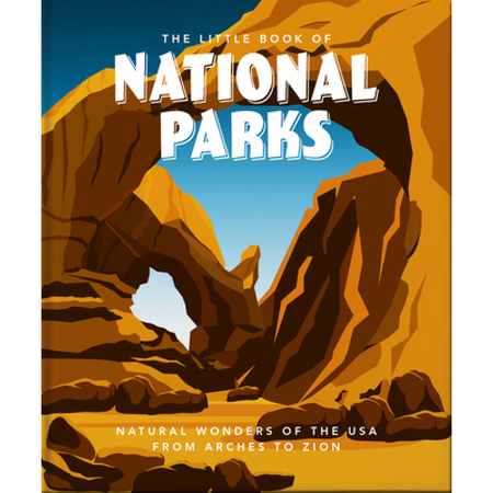 Little book of national parks with illustrative cover