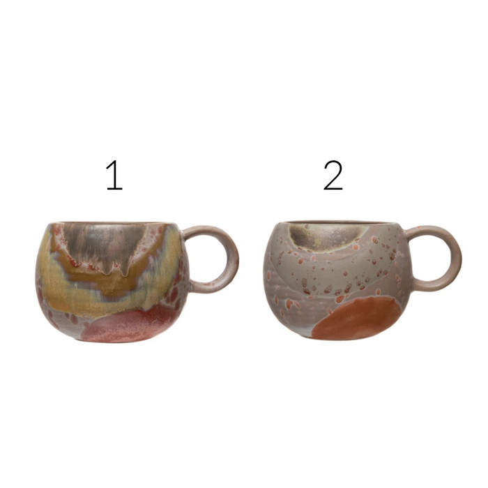Stoneware Reactive Glaze Mug