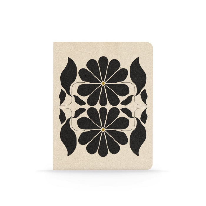 Floral Balance Medium Layflat Lined Notebook