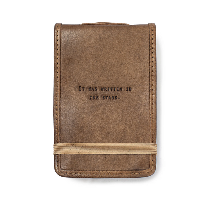 Blank Leather Journals with Engraved Quotes