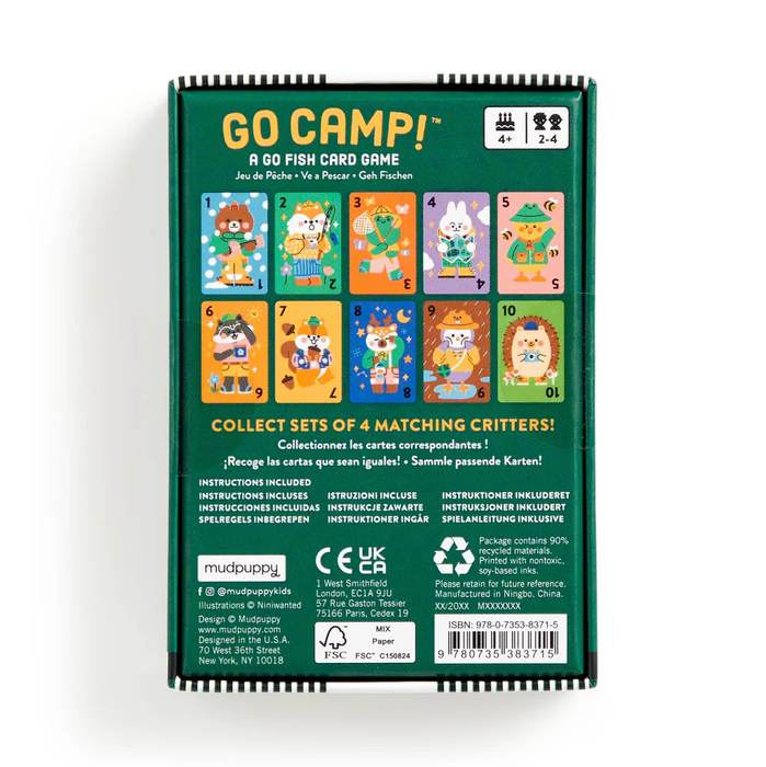 Go Camp! Go Fish Card Game