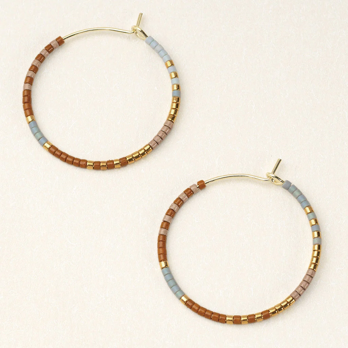 Chromacolor Miyuki Small Hoop Earrings