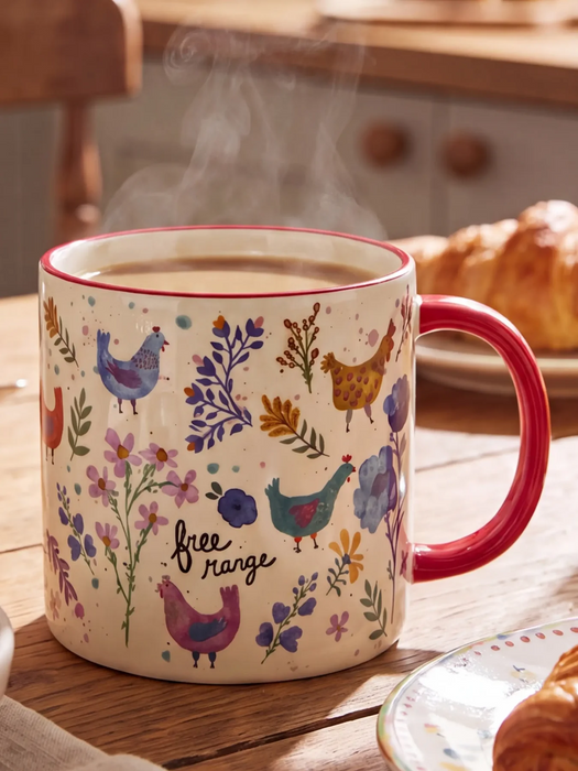 Bungalow Mug Free Range Chickens