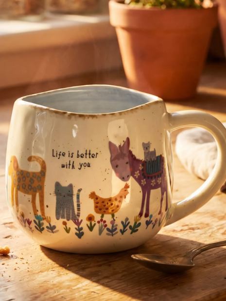 Artisan Coffee Mug - Life Is Better With You