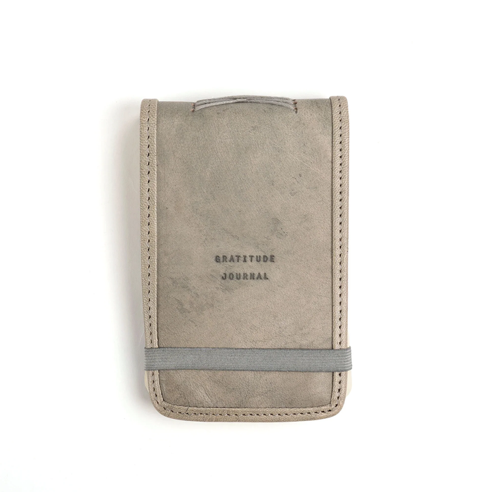 Blank Stone Leather Journals with Engraved Quotes