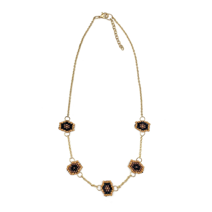Sachi Beaded Safari Necklace