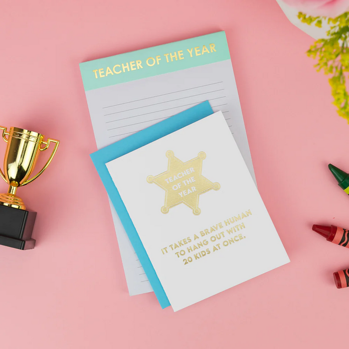 It Takes A Brave Human Teacher Appreciation Card