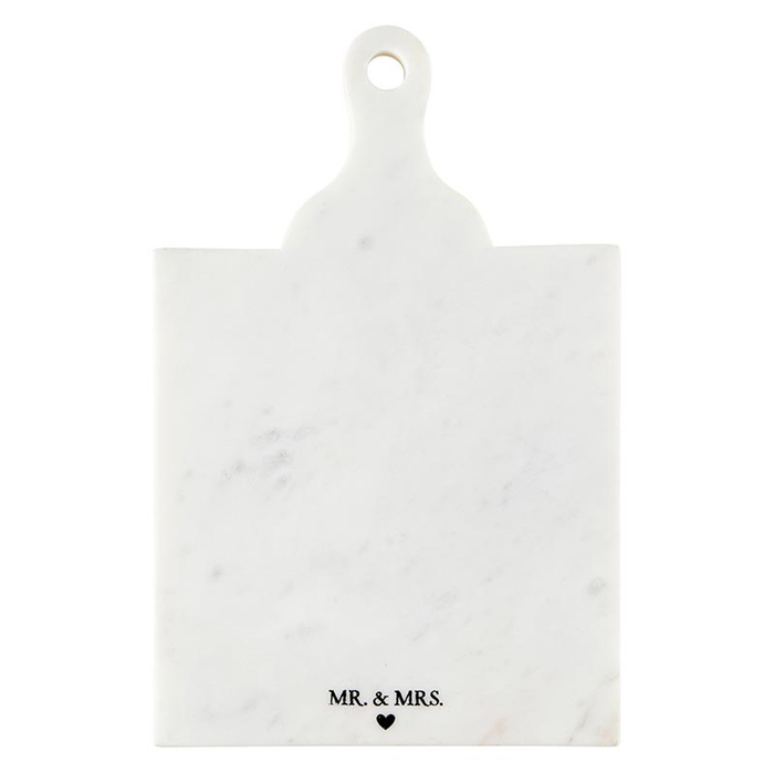 Marble Board with Handle - Mr. & Mrs.