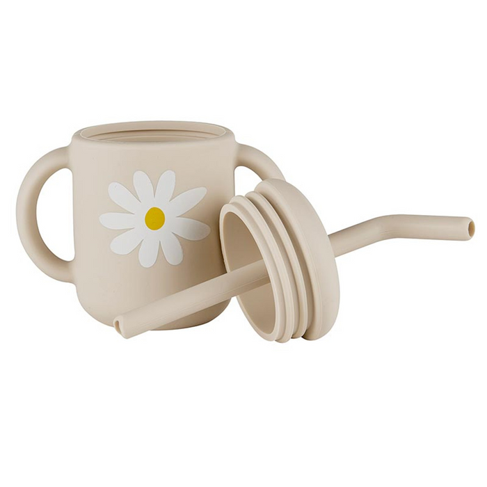 Silicone Sippy Cup- Daisy