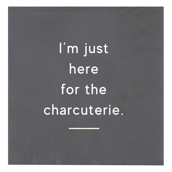 Here For The Charcuterie Napkin Set