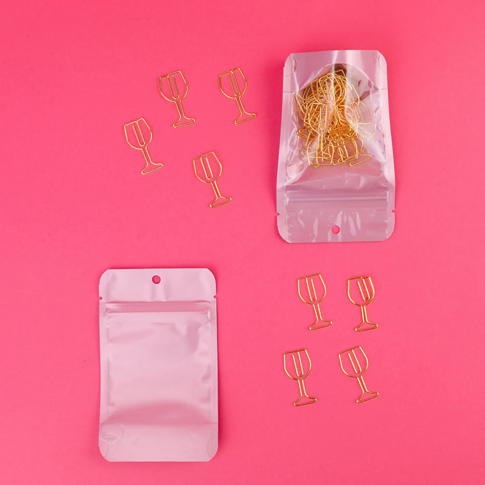 Paper Clip Pack - Wine Glass