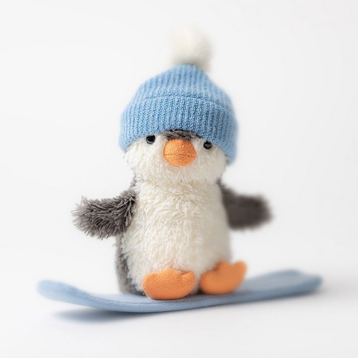Jellycat Peanut Penguin Snowboarding Small