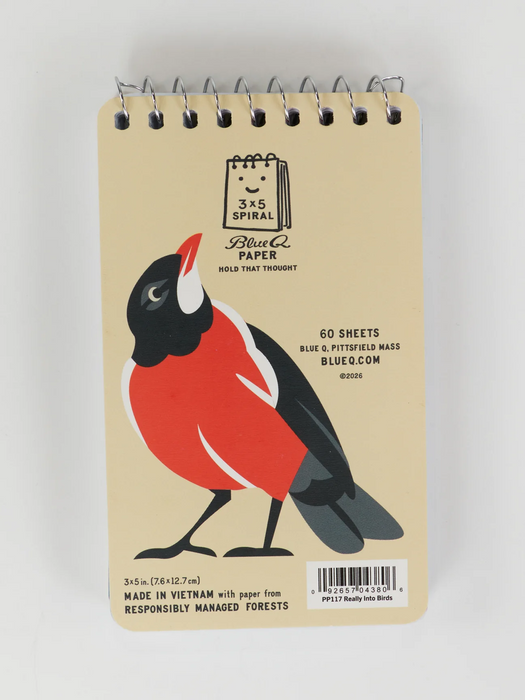 Really Into Birds Spiral Notebook