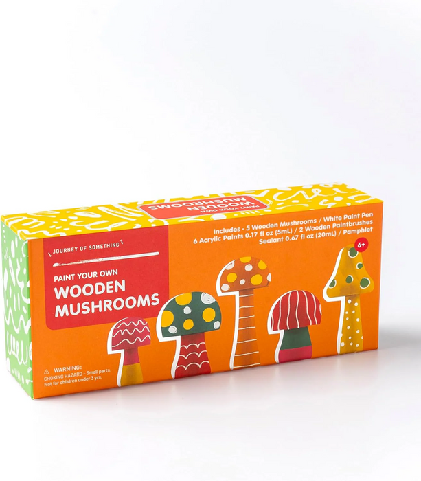 Paint Your Own Wooden Mushrooms