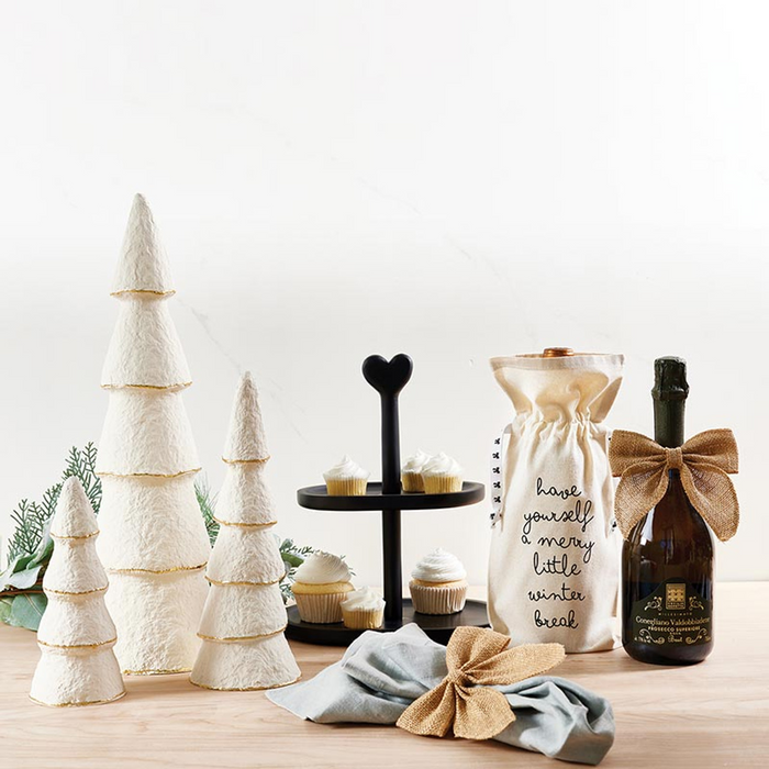 Ivory Paper Mache Tree