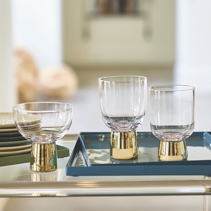 Gold Plated Champagne Coupe