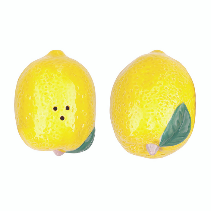 Lemon Salt & Pepper Shakers - Set of Two