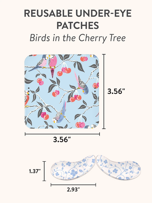 Birds in the Cherry Tree Reusable Under-Eye Patches