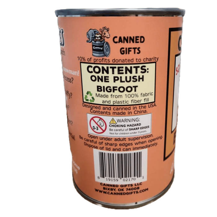 Canned Bigfoot