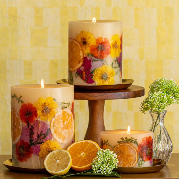 Large Accent Botanical Candle - Sugared Citrus
