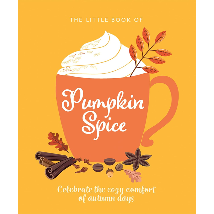 Book cover of the little book of pumpkin spice
